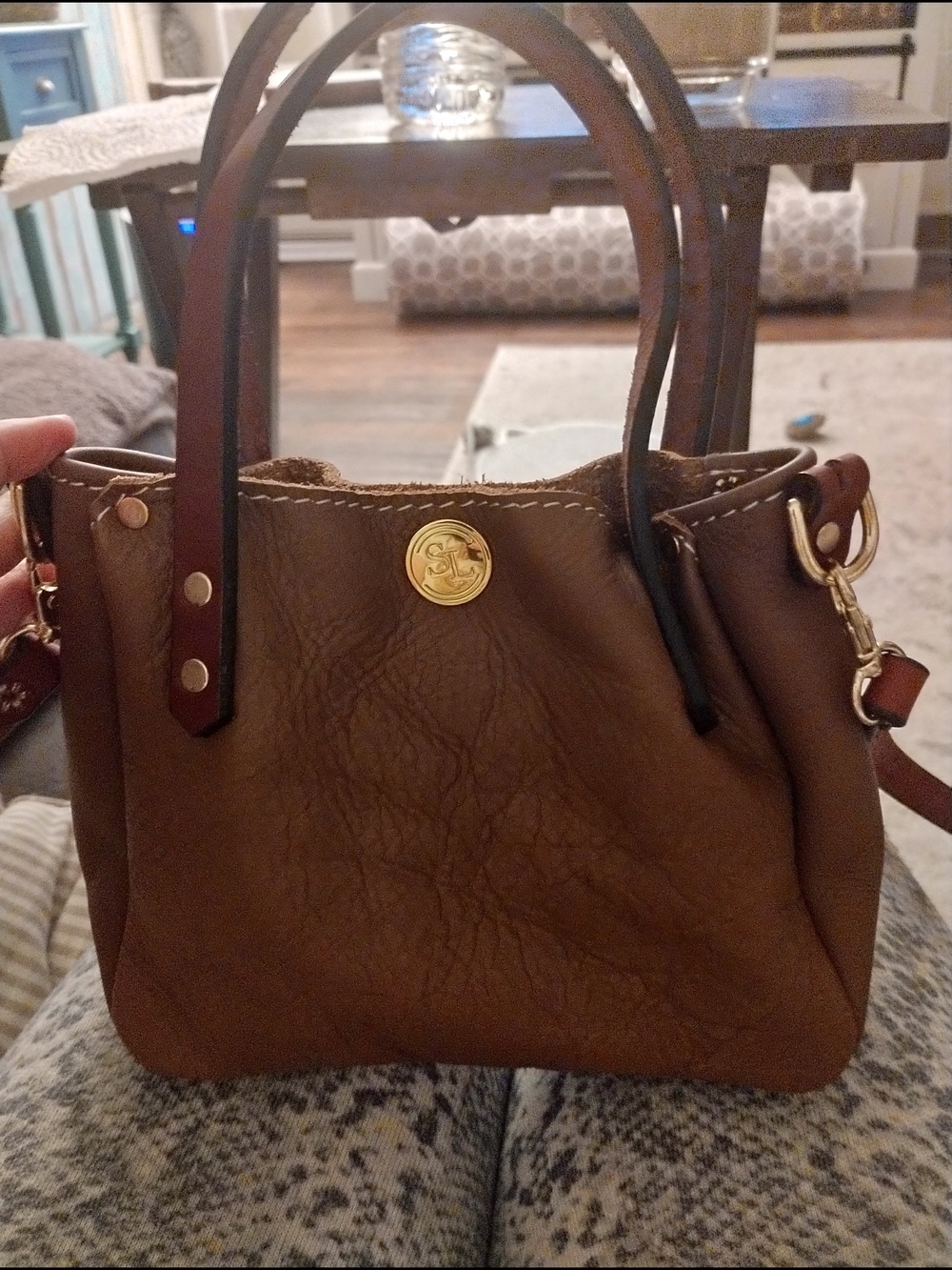 Handmade Leather Mini Crossbody